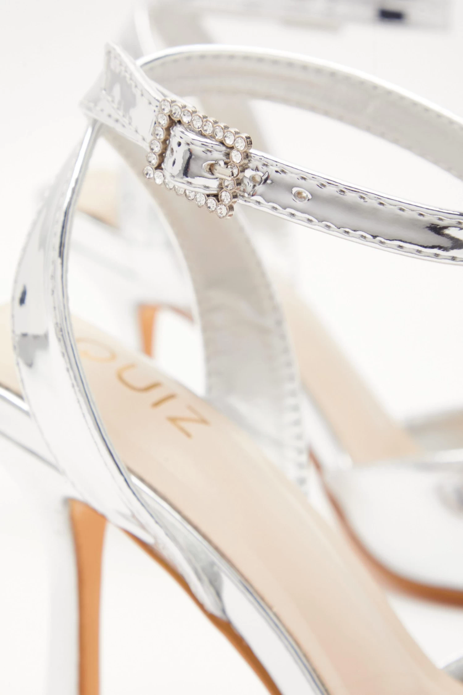 Silver Mirrored Court Heels - Image 5