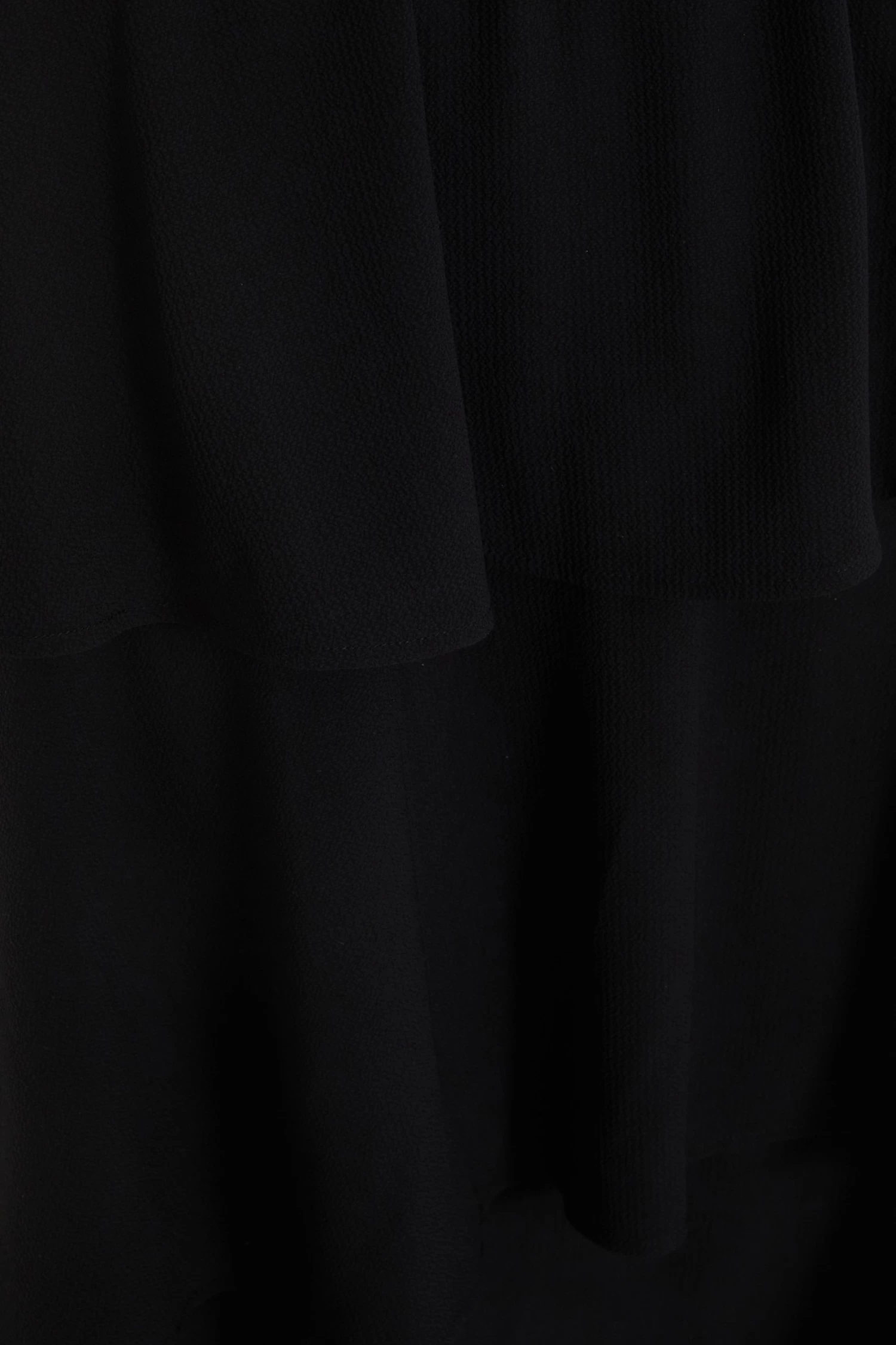 Black Bardot Dip Hem Midi Dress - Image 6